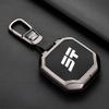 For JETOUR Traveler L T2 T1 PRO 2024 Car Keychain Key Fob Remote Cover Case Shell Zinc Alloy Ring Holder Buckle Car Accessories