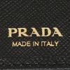 Bifold Wallet Saffiano Mini Wallet 1MV204 QHH Black [Prada] Women's (1) NERO(F0002) [Item]