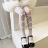 Sommer Mesh Dünne Jumpsuit Socken für Mädchen, Kinder Prinzessin Schleife Leggings, Strümpfe