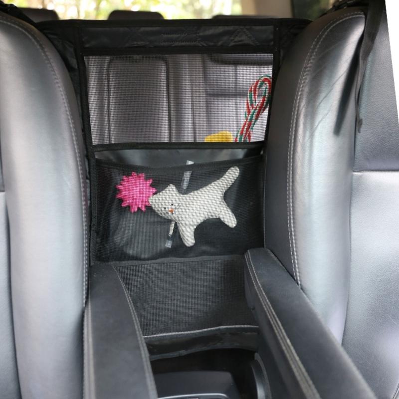 Vehicle Auto Partition Net for Dog Pet Partition Net Large Enclosure Back Seat Barrier Flexible Strap