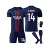 (#14 D.DOUE) 25-26 Parijs hoofd oud modelnummer Voetbalshirt voor Kinderen en Volwassenen