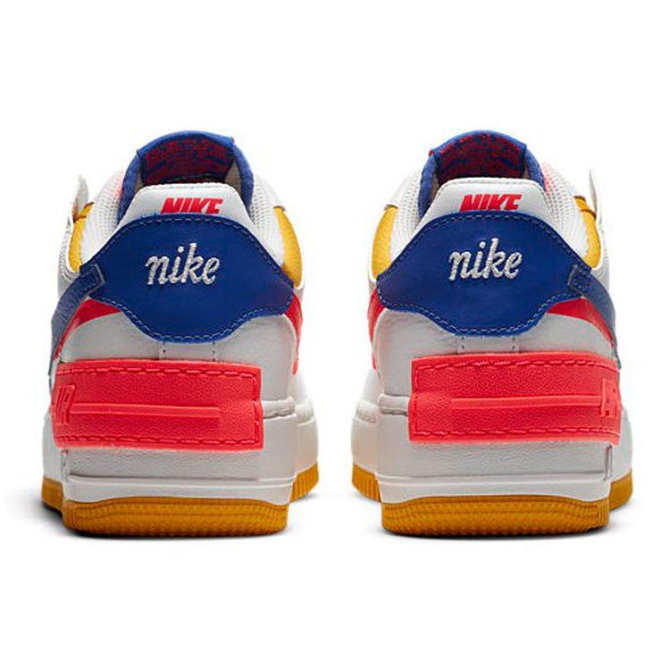 Nike Air Force 1 Low Shadow Bianco Flash Crimson Blu Astronomia Donna CI0919-105