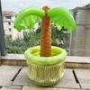 New Inflatable Ice Bucket Cooler Summer Design Large Capacity Palm Tree Balloon Pool Accessory Drink Holder Hawaiian Decoration