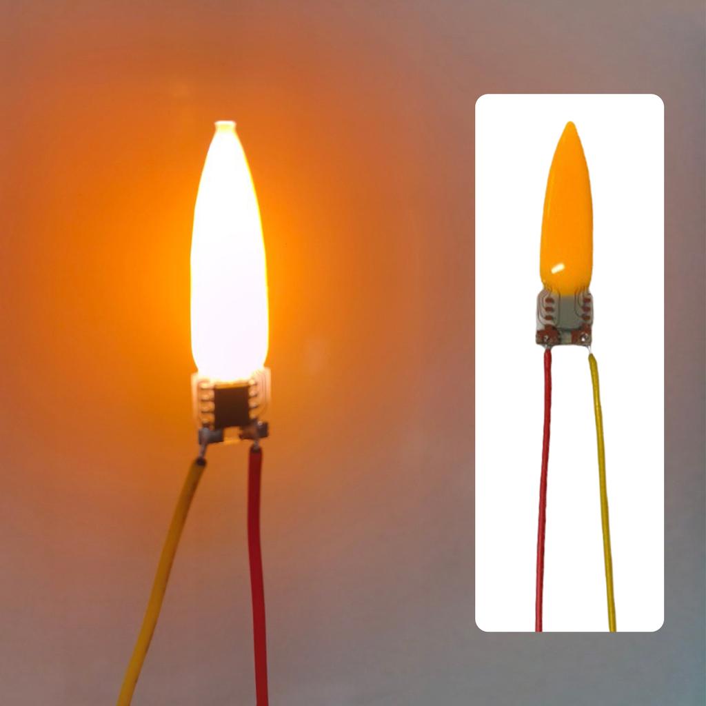 3/5/10PCS Flame LED Filament 2200K Diode Light Bulb Accessories LED Flame Effect Light Bulb for Birthday Party Decoration