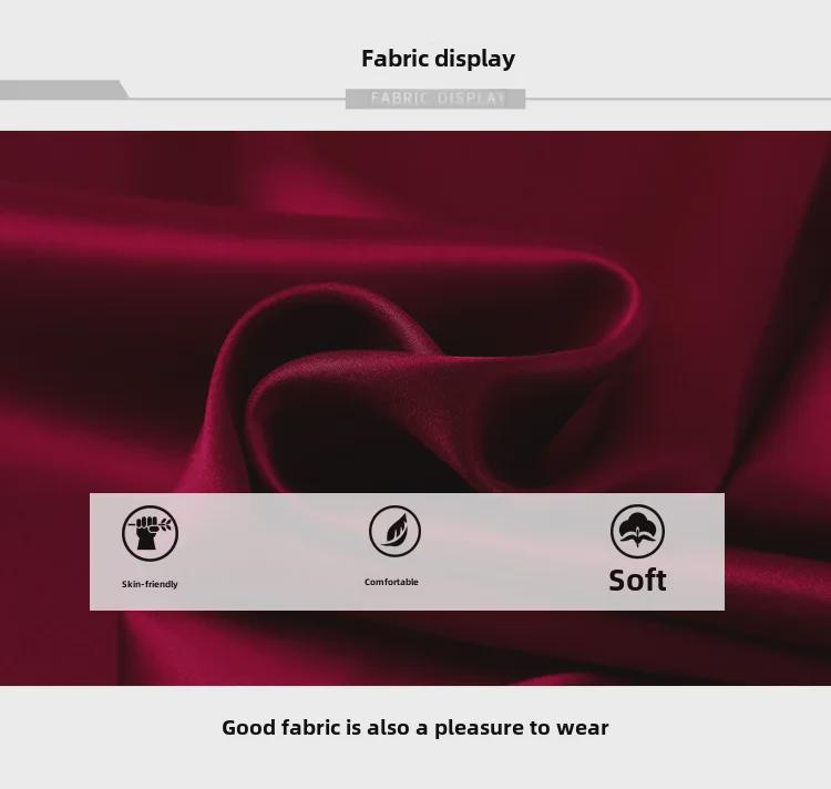 Elegant Retro Slim Wedding Dress for Mother-in-Law, 2023 Autumn Fashion, Acetate Satin