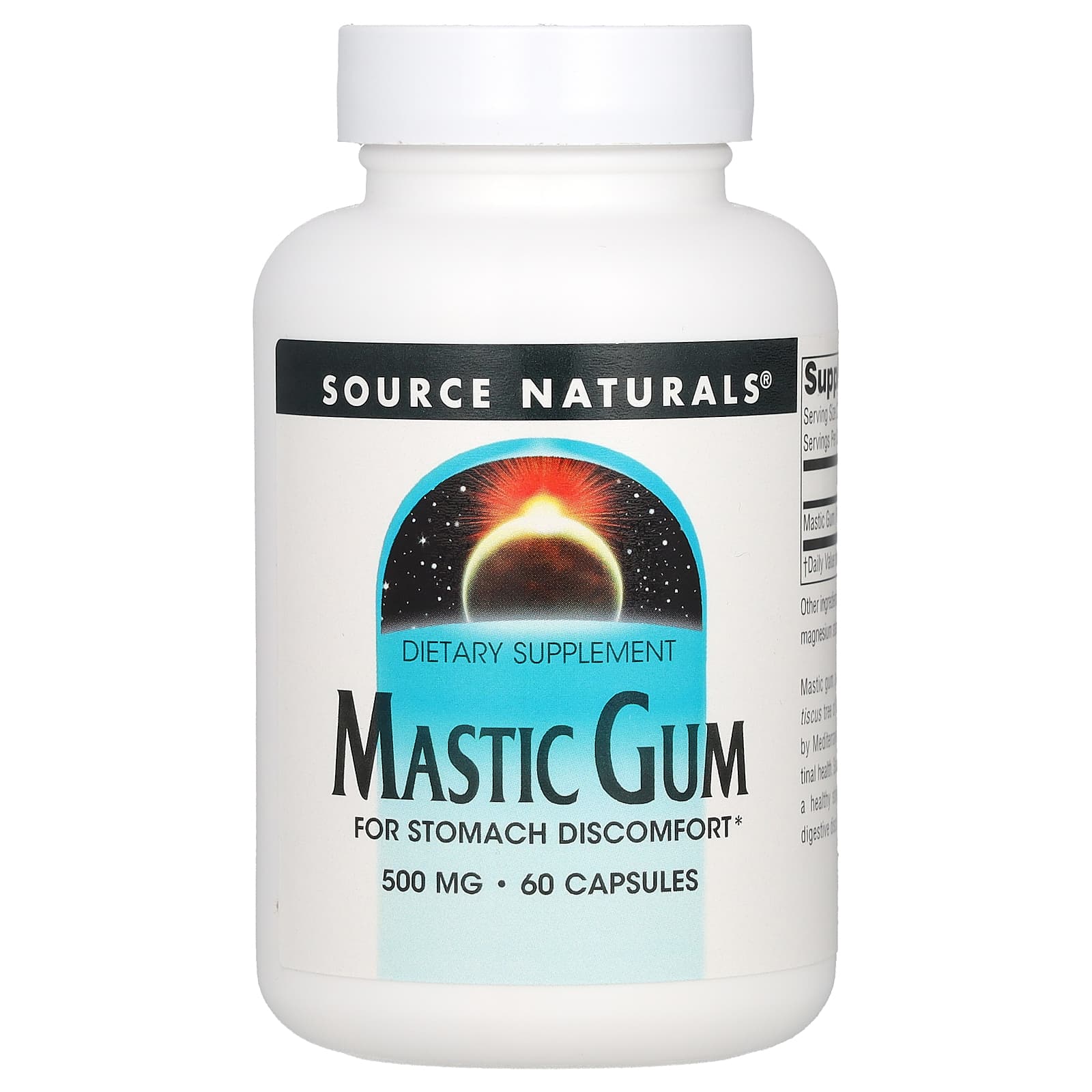 

Mastic Gum, 500Mg, 60 Capsules