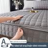 Premium Zippered Quilted Mattress Protector - Dustproof Six-Sided Fitted Sheet Cover
