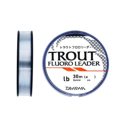 Daiwa Filo Fluorocarbon Trota Terminale Fluorocarbon 2lb. 30m Naturale Trasparente