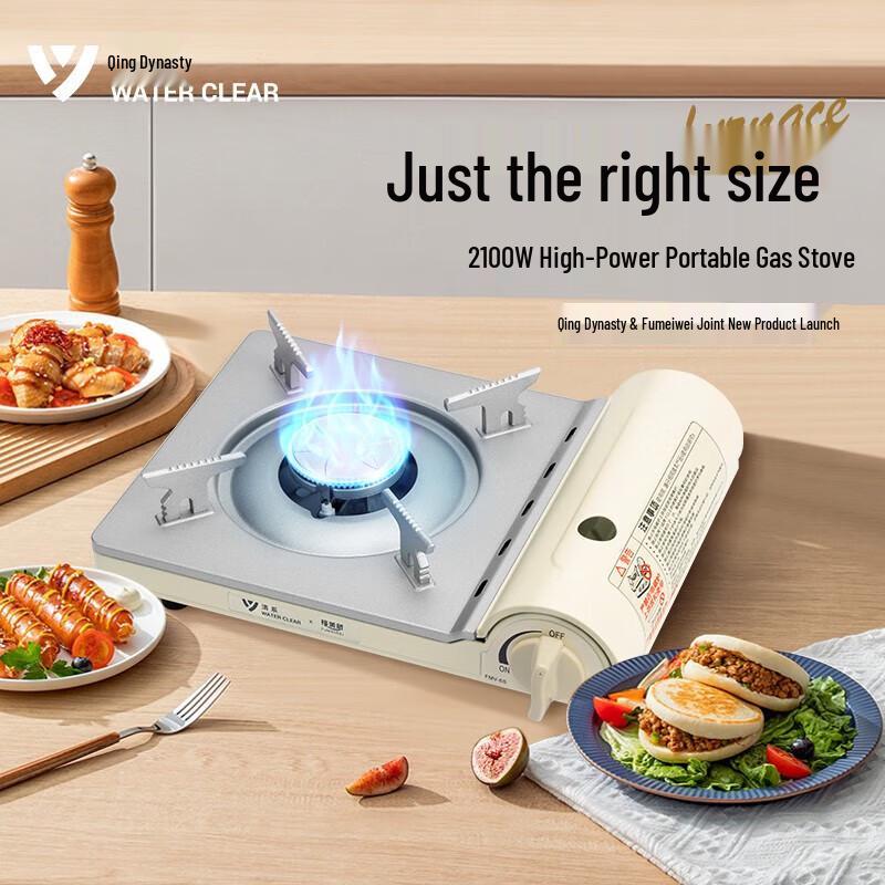 Qingxi Outdoor Single Burner Cassette Stove 300*232*87