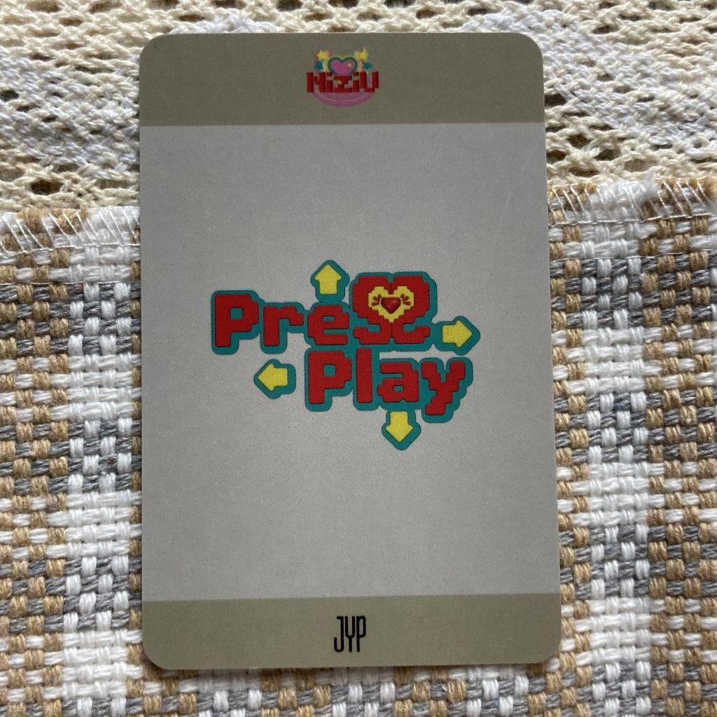 [USED] NiziU Korea 2nd Week PressPlay Limited Sanok Lima Trading Card