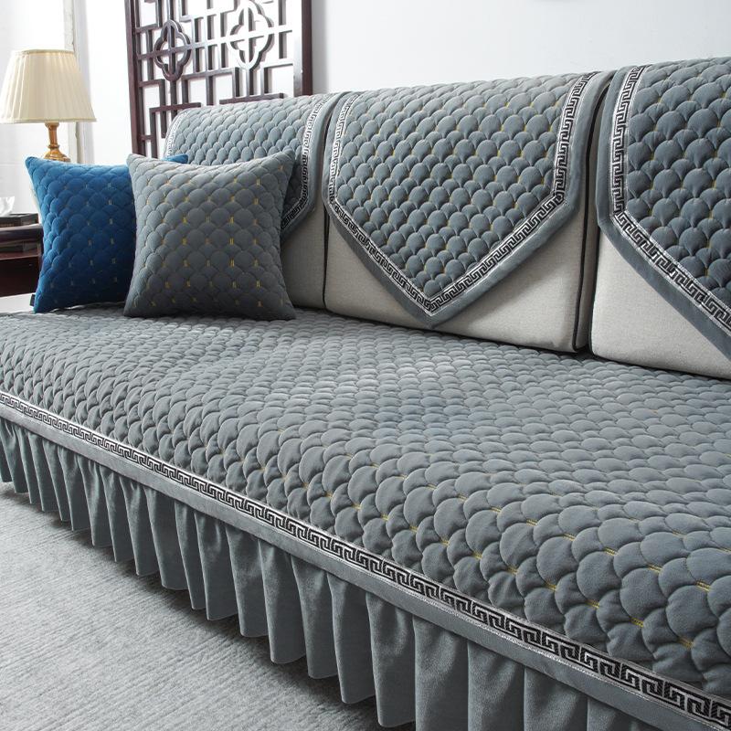 

Зимняя плюшевая подушка для дивана, нескользящая подушка, полукомплект, чехол для дивана, чехол для сиденья, не царапающий 70*70cm