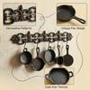 Vintage Iron Kitchen Five-piece Wall Decoration For Balcony, Patio, And Home.