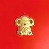 Shuibei 999 Pure Gold Koala Pendant - Peace & Joy Charm for Phone, Bag, or Keychain