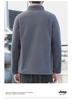 Men's Thickened Fleece Hoodie Jacket, Stand Collar, Casual Outdoor Warm Cardigan 7035