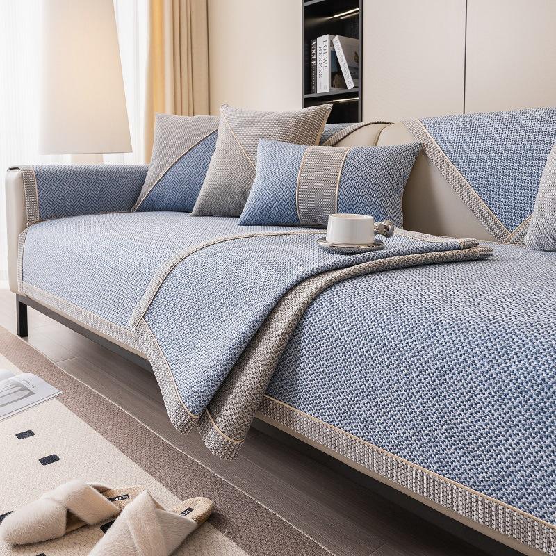 Sofa Cushion Cotton And Linen Four Seasons Universal Non-slip Sofa Cover Full Cover Sofa Towel
