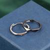 1Pair  Simple Geometric Couple Ring Rhombus Wedding Ring Couple Engagement Jewelry Party Gift