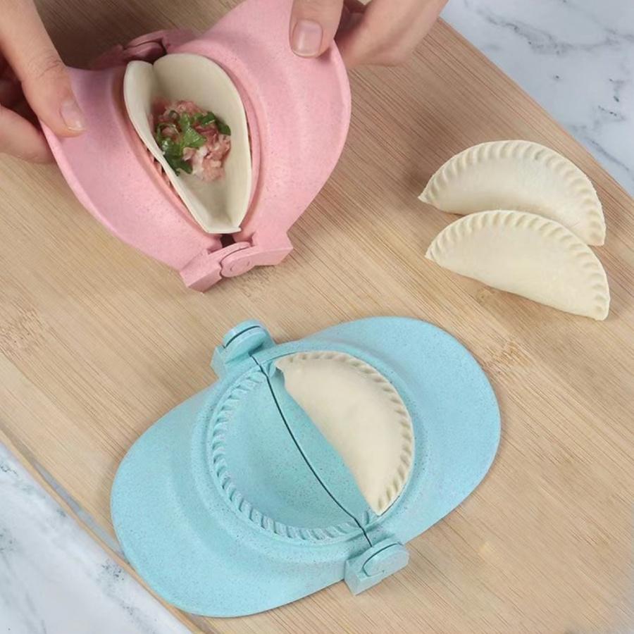 3pcs Dumpling Skin Machine, Creative Dumpling Machine, Kitchen DIY Dumpling Machine, Manual Corn Cake Machine, Dumpling Skin Dumpling Mold