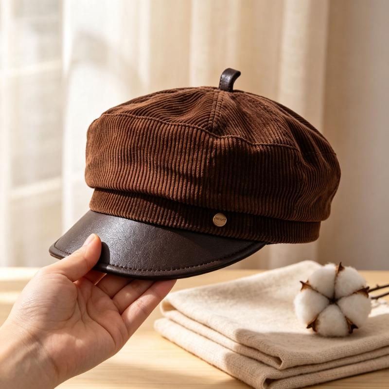 Women S Sweet College Style Beret Hat Vintage Literary Painter Hat