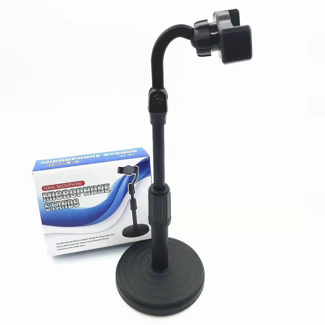 Cell Phone Stand Adjustable Height Angle Phone Holder Gooseneck Flexible Arm Universal Phone Stand for Desk ABS чёрный