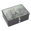 Lock Storage Box Vintage Iron Storage Box Space Saving Metal Keepsake Box Decorative Storage Case