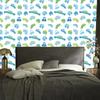 Blue and green cars wallpaper for living room and bedroom 50x1000