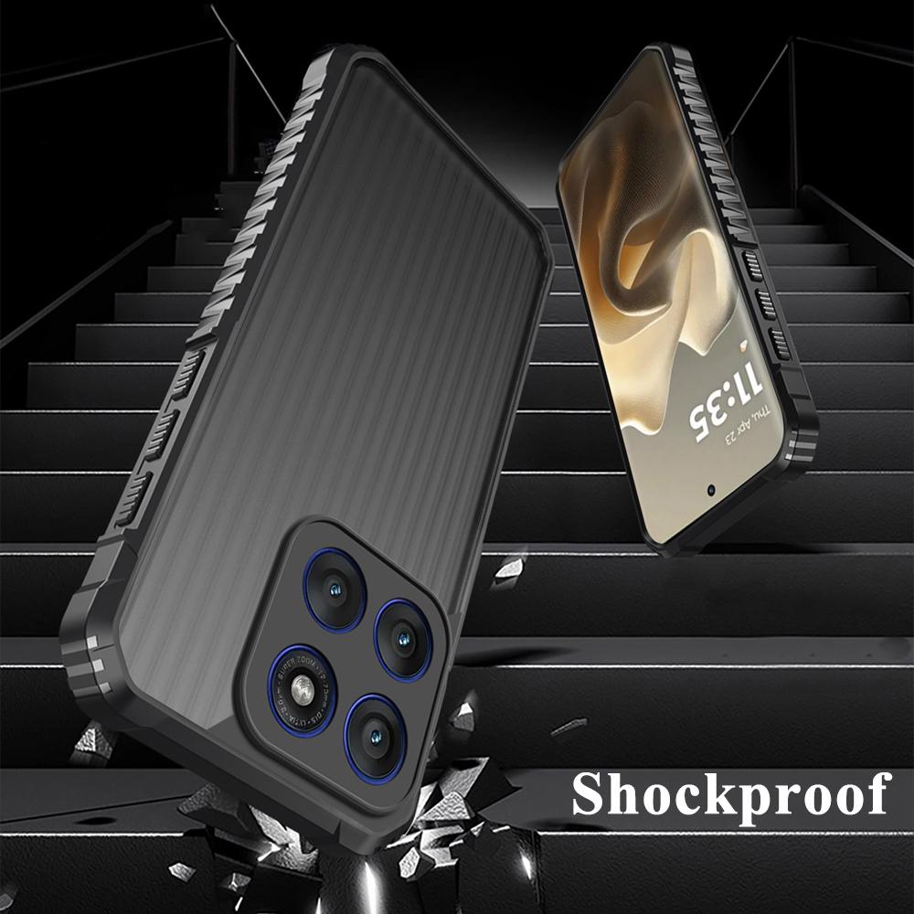 KEYSION Heavy Duty Shockproof Phone Case for Motorola Edge 50 60 Pro 5G Translucent Matte Back Cover for MOTO Edge 60 50 Fusion