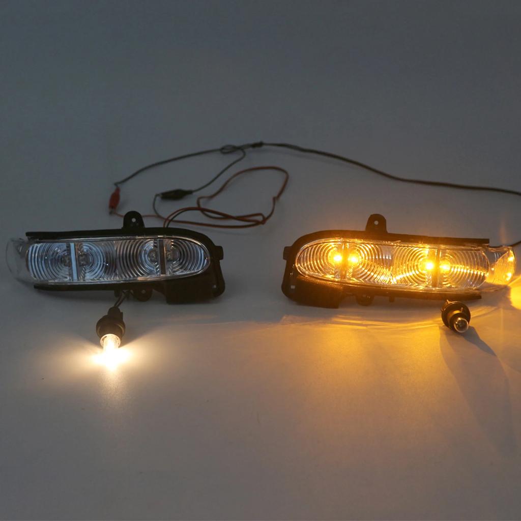 LED Rearview Mirror Light Rearview Mirror Turn Signal Light Rearview Mirror Indicator Lamp for Mercedes Benz E-Class W211 S211