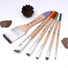 6 Pcs Artist Painting Brush Set Art Paint Brush Set for Watercolor Oil Painting
