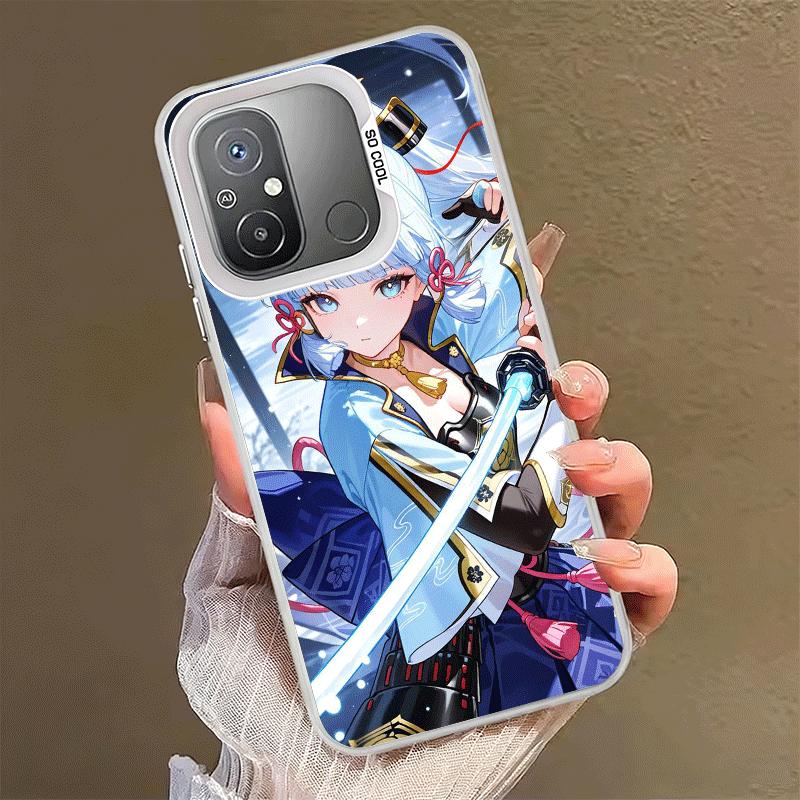 Genshin Impact Kamisato Ayaka Stoßfeste Handyhülle für Xiaomi Poco X7 X6 X5 X3 Pro F7 Ultra M8 Redmi 15C 15 14C 13C 12C 10C 13