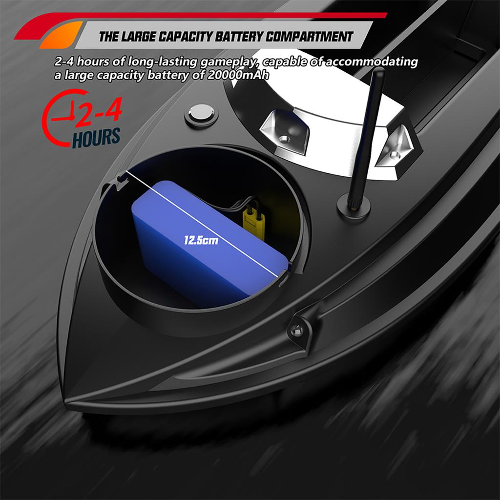 800m GPS Fishing Bait Boat 9 Fishing Grounds 180 Points Bait Boat 6.6lbs Loading Support Automatic C