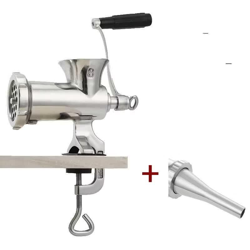 UOSO Stainless Steel Hand-Crank Meat Grinder