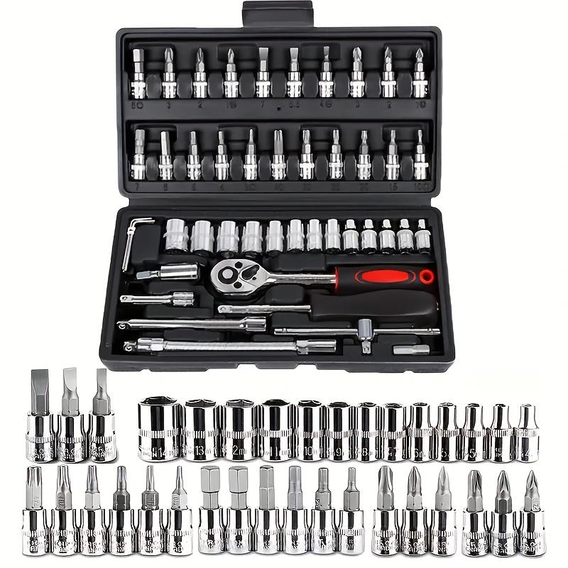 

46/151pcs automotive machinery tool kits - high-quality and multi-screwdriver sets, bicycle and motorcycle repair tools