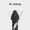 High Speed Masonry Drill Bits Triangular Shank Drill Set For Ceramic Glass Porcelain Wood With U Grooves Chip Removal