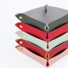 Nordic-Style Leather Desktop Organizer Tray for Cosmetics, Jewelry, Keys