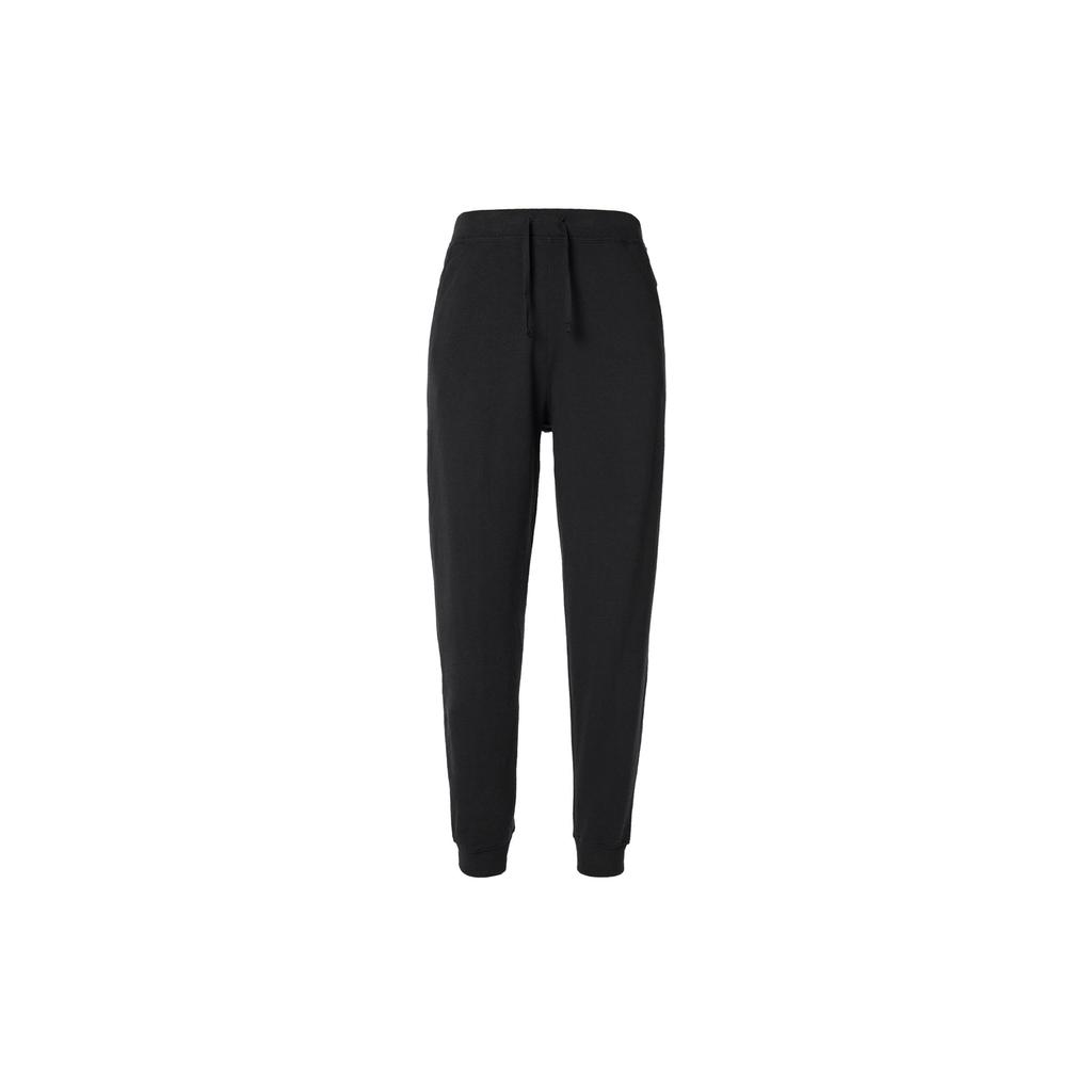 Nike Solid Color Drawstring Long Fitness Pants Women Bottoms Black DN0937-010