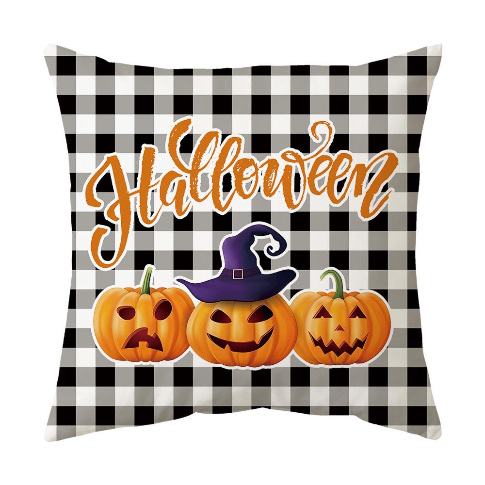 Halloween Pillow, Sofa Pillow Case, Printed Holiday Decoration Scene, Party Ghost Festival Decoration