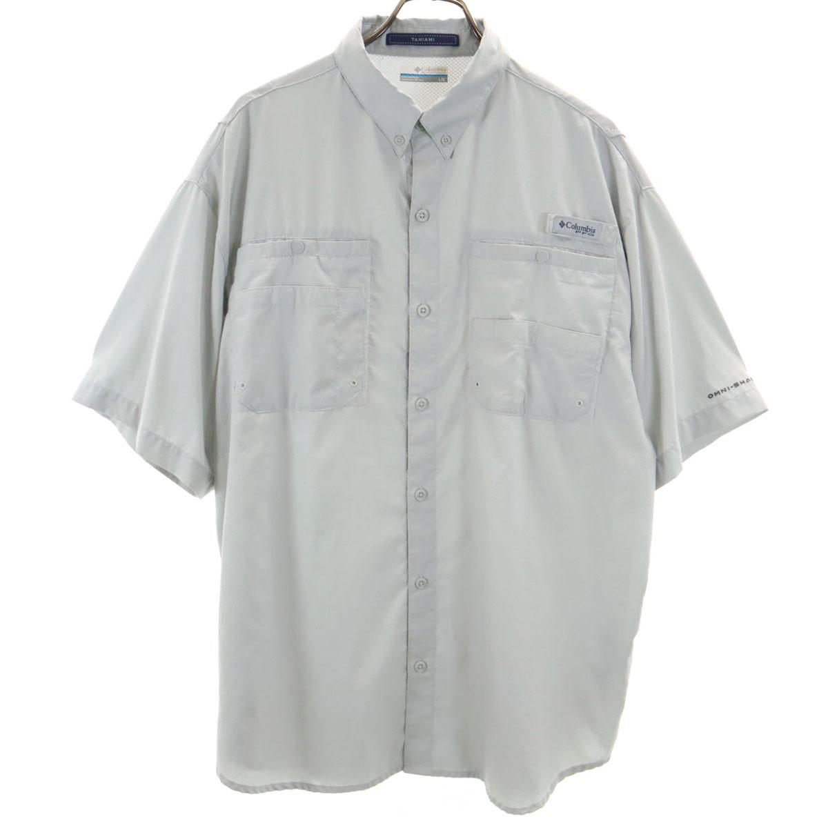 

Columbia Outdoors Рубашка с коротким рукавом на пуговицах L Серая Мужская Б/у