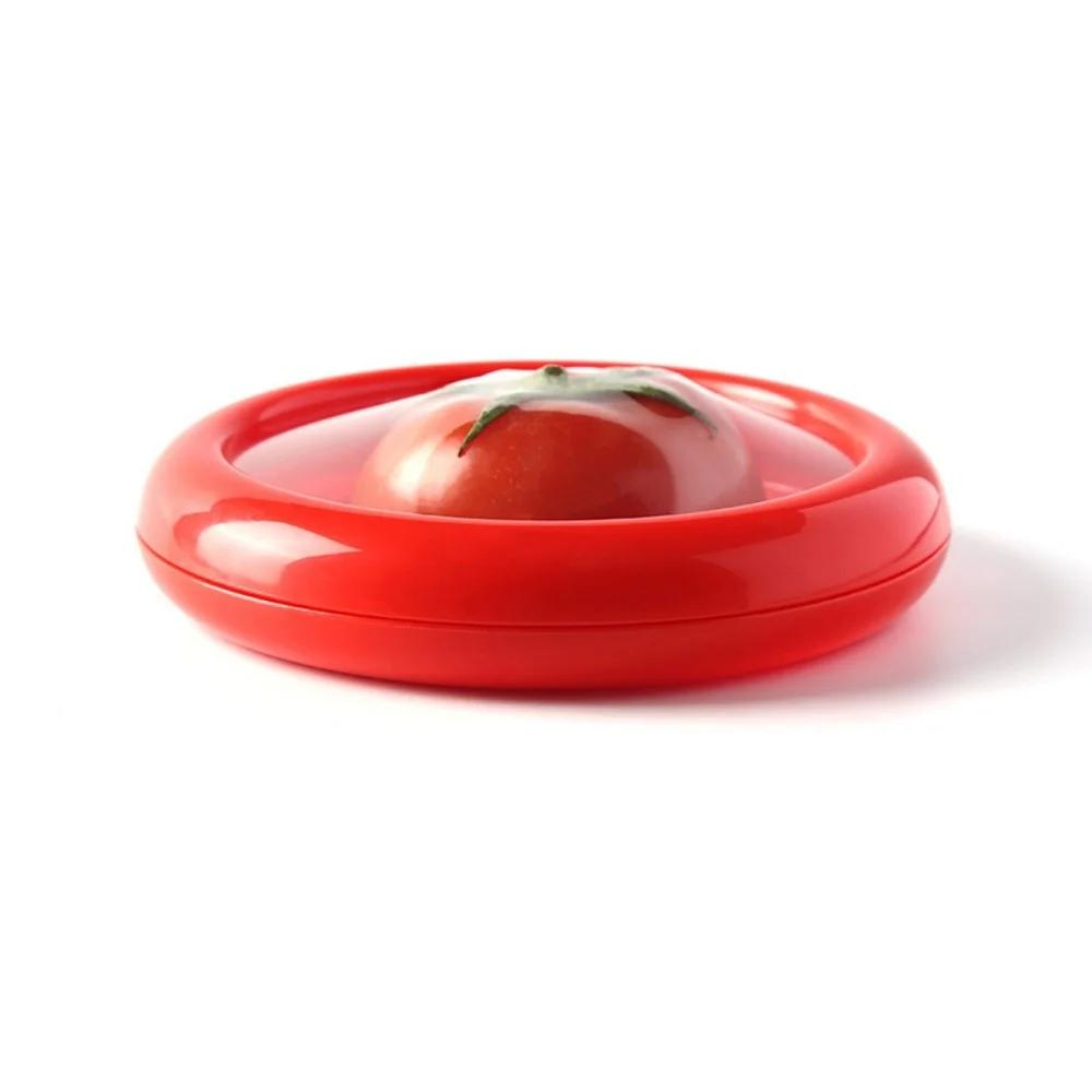 1/4 stücke Küche Lagerung Box Obst Gemüse Container Frische Box Avocado Tomaten Zitrone Zwiebel Frischhalten Schärfer Küche Gadget