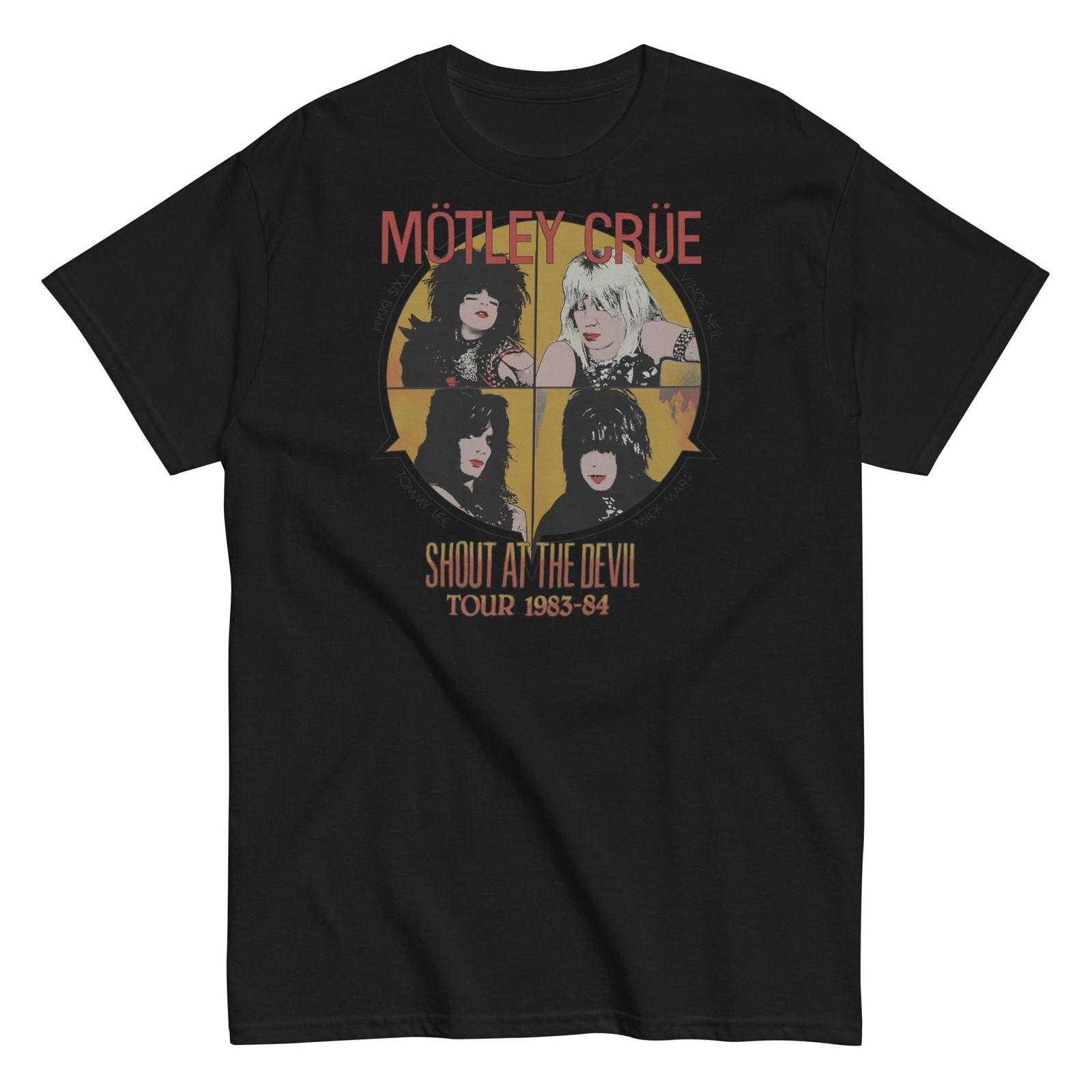 MerchMoment Motley Crue Always on Tour T-Shirt T-Shirt Black New S