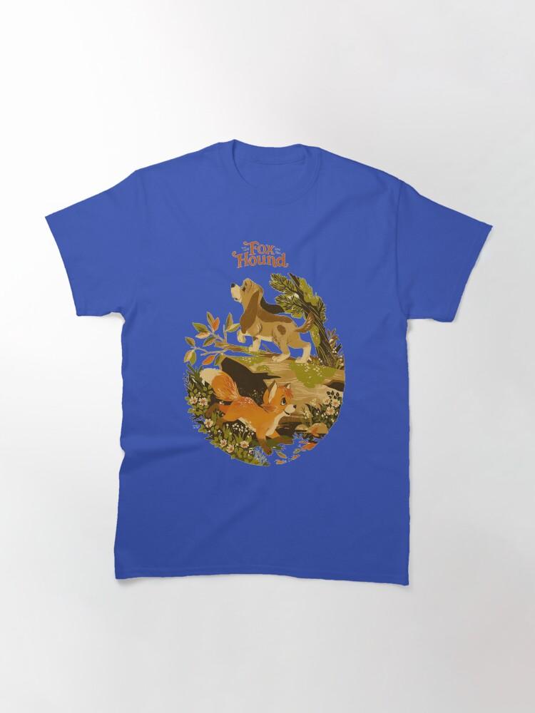 The Animals Cartoon fox and hound cute merch Classic T-Shirt