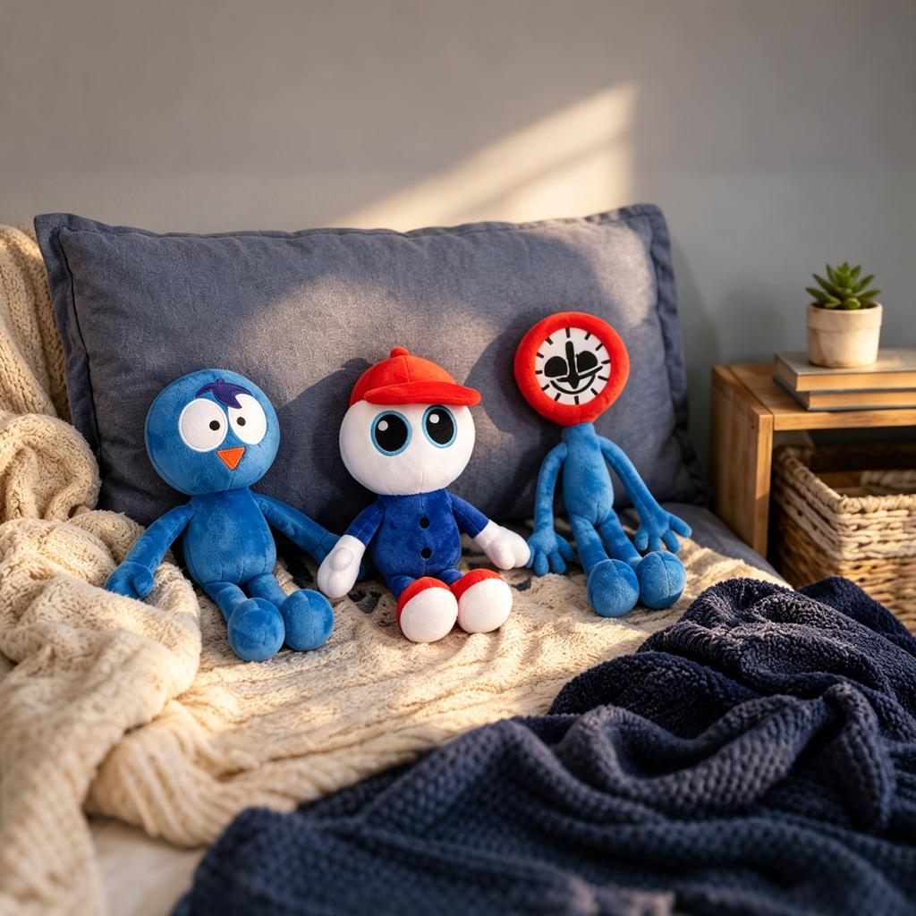 Soft Plush Stuffed Animal Doll Toy - Cute Plushie for Kids and Adults