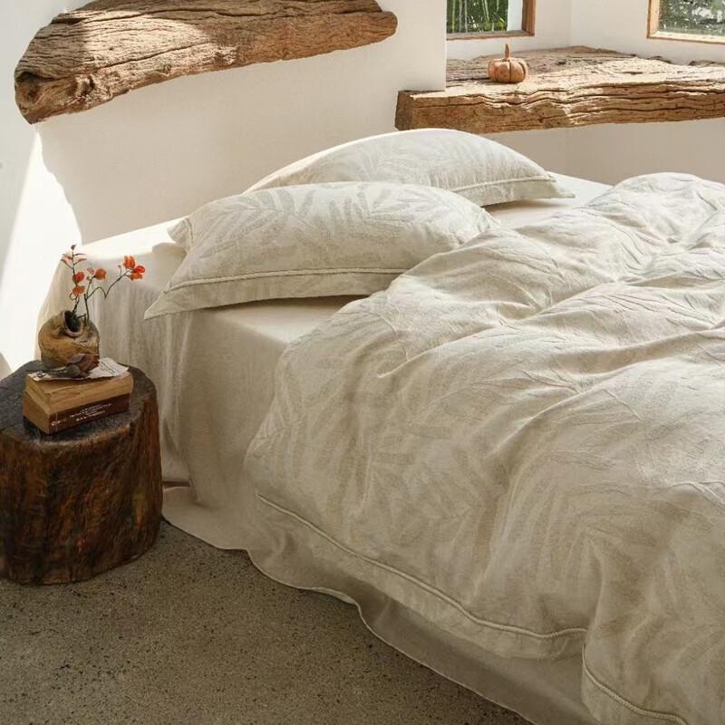 

Lilang French Vintage Cotton Linen Bedding Set