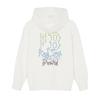 MLB Boston Red Sox Zipper Gradient Graffiti Hoodie Unisex hoodies Cream 3ATRB0361-43CRS