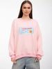 2024 Autumn/Winter Cute & Fun Print Loose Plus Velvet Thick Sweatshirt