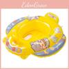 Durable Pvc Swim Ring For Children With Cartoon Pattern Suitable For Swimming And Water Activities Inner Diameter 85 Yellow