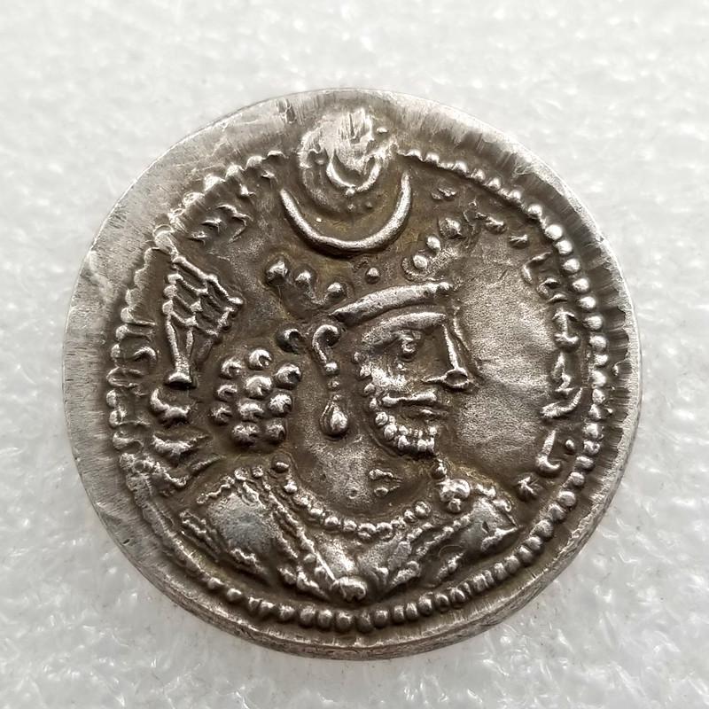 Silver-Plated Ancient Greek Brass Commemorative Coin H01188