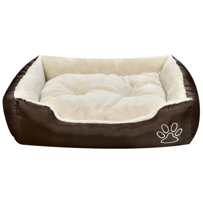VidaXL Warm Dog Bed with Padded Cushion S Sleeping Basket 170203