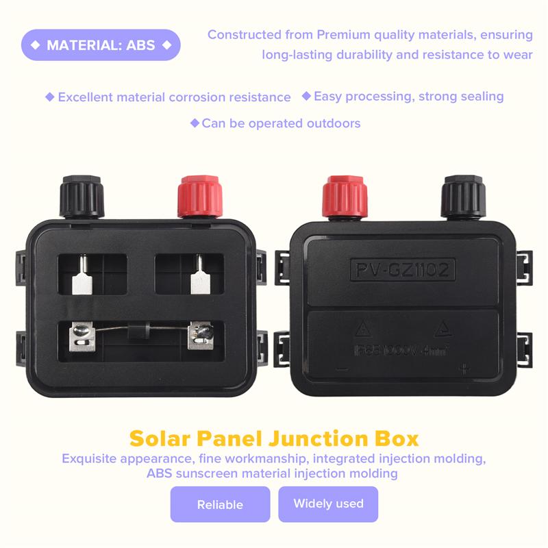 A25F-Photovoltaic Junction Box 60-1500W Waterproof IP67 For Photovoltaic Solar System Connector Accessories
