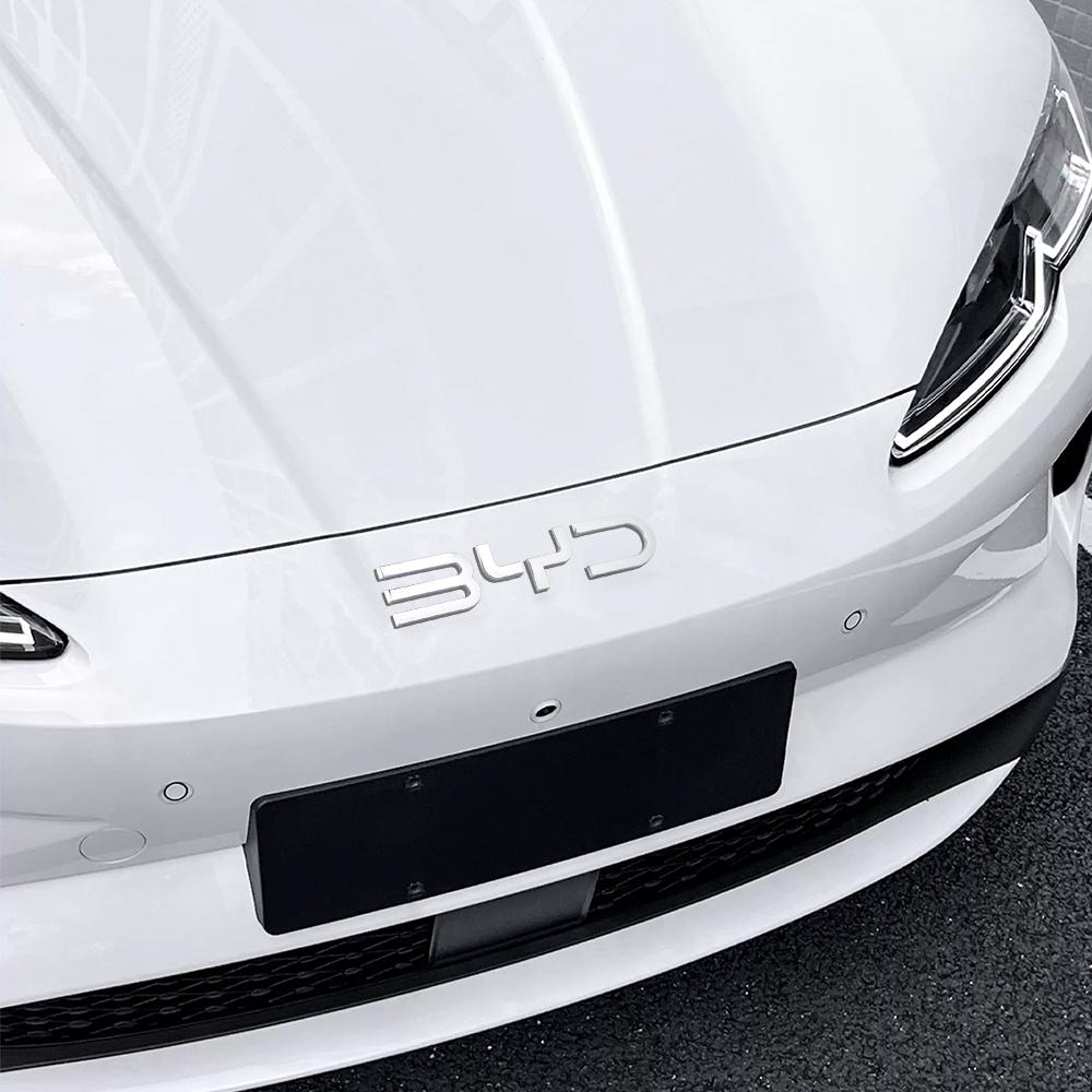 For BYD SEAL QIN HAN SONG Plus ATTO3 SEAL ABS Chrome Black Logo BYD Emblem Letters Stiker Car Trunk Badge Auto Parts Accessories