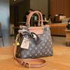Stilvolle Große Kapazität Tragetasche Damen Umhängetasche Handtasche Vintage PU-Leder Braune Kollektion
